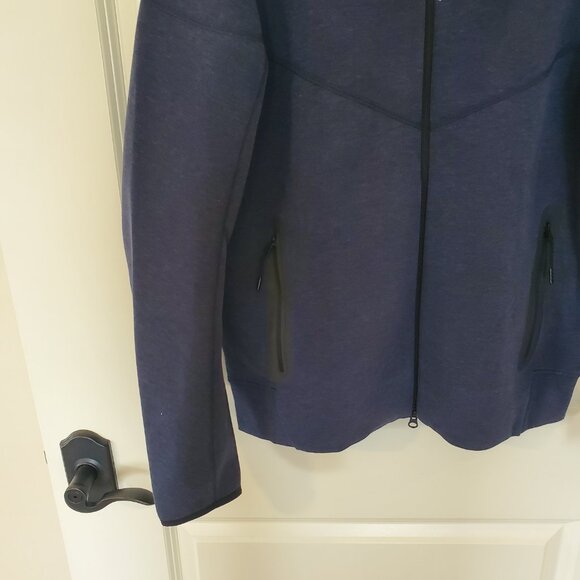 NWT Mens Nike Tech Fleece Full Zip Windrunner Obsidian XXL hoodie - Picture 3 of 14